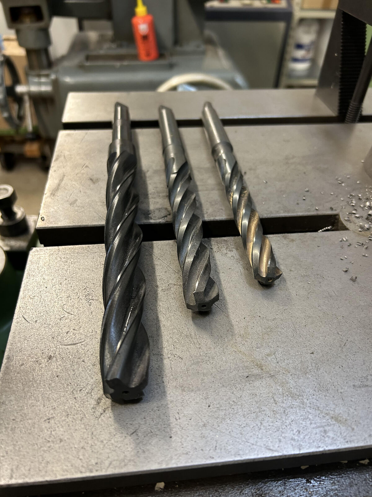 3 core, four flute, drill bits